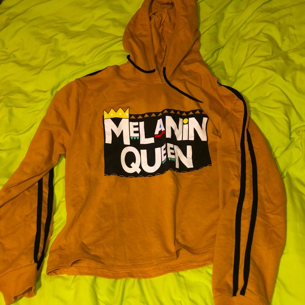 BLM Melanin Queen Crop Sweater